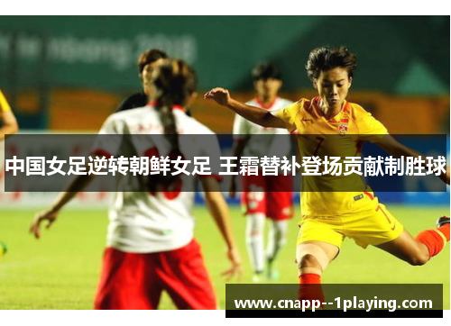 中国女足逆转朝鲜女足 王霜替补登场贡献制胜球